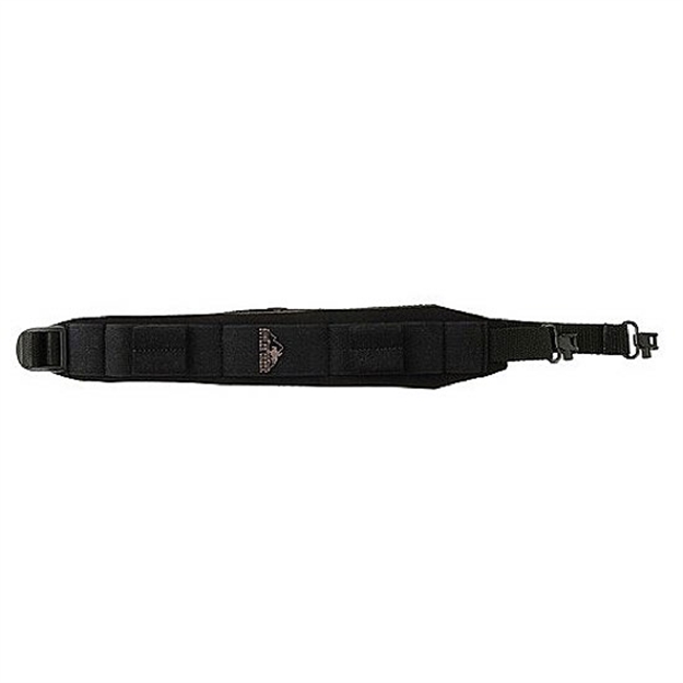 Picture of Butler Creek Comfort Stretch Rifle Sling W/Sewn-In QD Swivels Alaska Magnum Black 81033