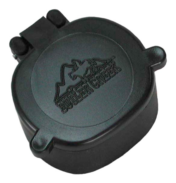 Picture of  Butler Creek 30390 Flip-Open Objective Scope Cover 56.40Mm Obj. Size 39 Black Polymer