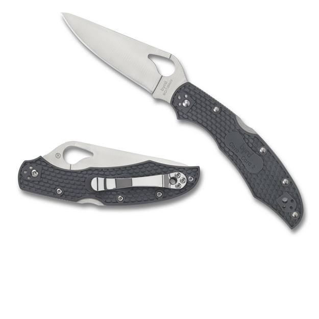 Picture of Byrd Cara Cara2 Folder 3.8 IN Plain Blade Gray Frn Handle
