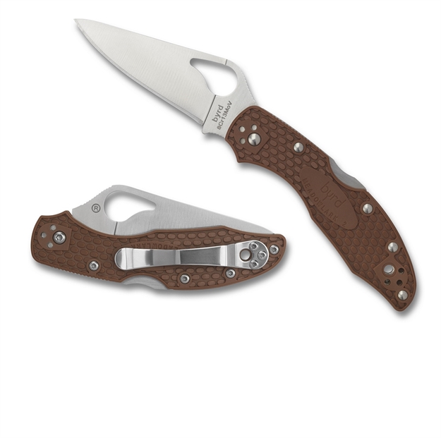 Picture of Byrd Meadowlark2 Folder 2.9 IN Plain Blade Brown Frn Handle