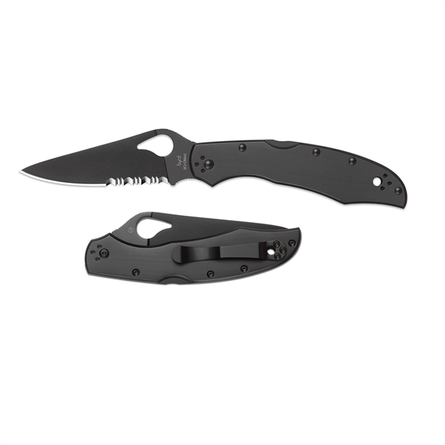 Picture of Byrd Robin2 Folder 2.4 IN Black Plain Blade Black SS Handle