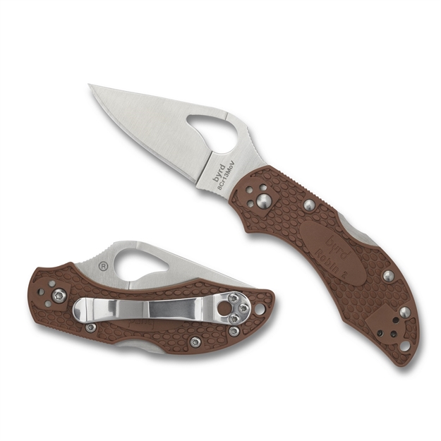 Picture of Byrd Robin2 Folder 2.4 IN Plain Blade Brown Frn Handle