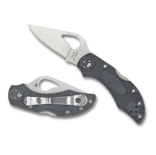 Picture of Byrd Robin2 Folder 2.4 IN Plain Blade Gray Frn Handle