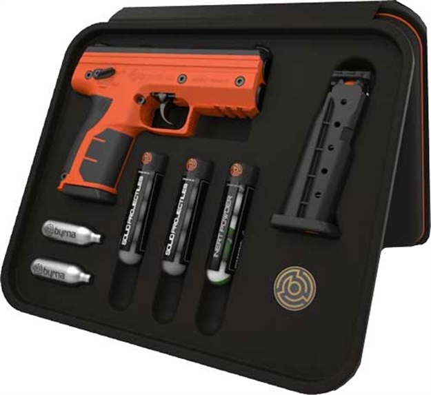 Picture of Byrna Technologies HD Kinetic Kit Orange W/ 2 Mags & Projectiles