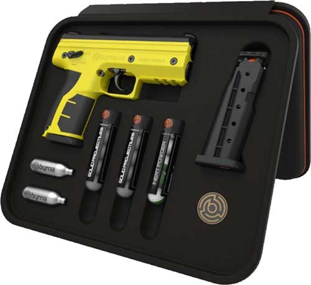 Picture of Byrna Technologies HD Kinetic Kit Yellow W/ 2 Mags & Projectiles
