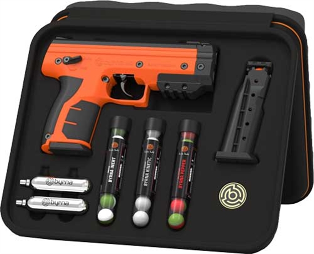 Picture of Byrna Technologies HD XL Pepper Kit Orange W/ 2 Mags & 2 12Gr Cartridges