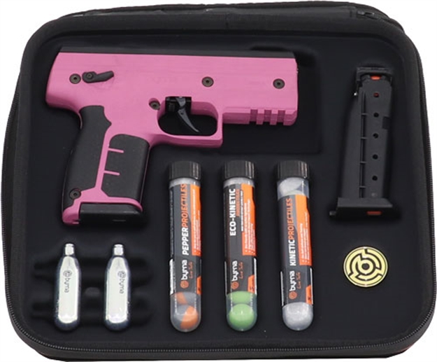 Picture of Byrna Technologies SD Pepper Kit Pink W/ 2 Mags & Projectiles! 810042111646 -
