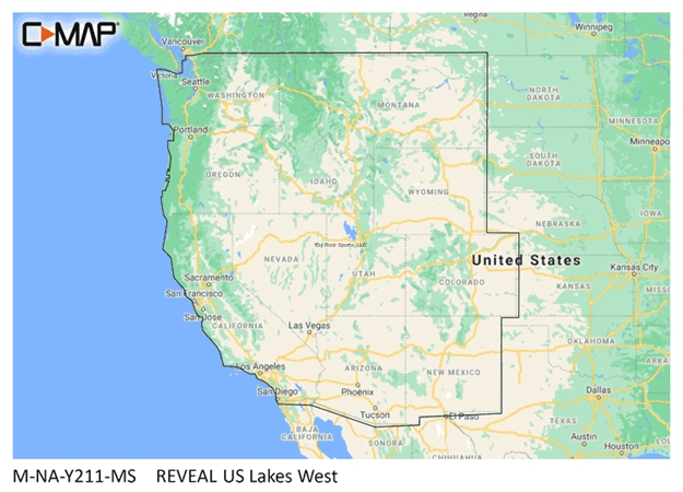 Picture of C-Map Reveal US Lakes West