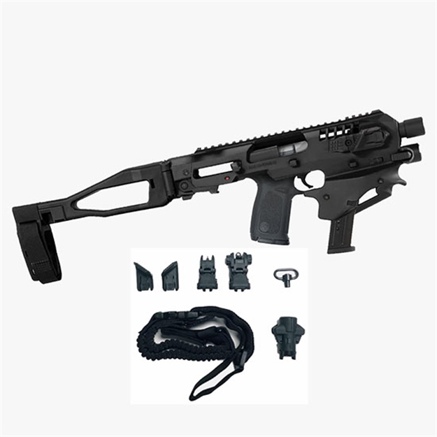 Picture of Caa Micro Conversation Kit Smith & Wesson Sd9ve/Sd40ve, Black, Advanced Kit MCKSWSD9A 814716040430