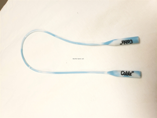 Picture of Cablz Silicone Eyewear Retainer 16" (Light)Blue & White