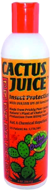 Picture of Cactus Juice Sun & Skin Outdoor Protectant Sunscreen Lotion, 8 Oz,  Spf20, Deet-Free