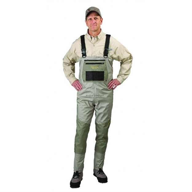 Picture of Caddis Deluxe Breathable Stockingfoot Chest Waders, Tan/Copper, Size X-Large