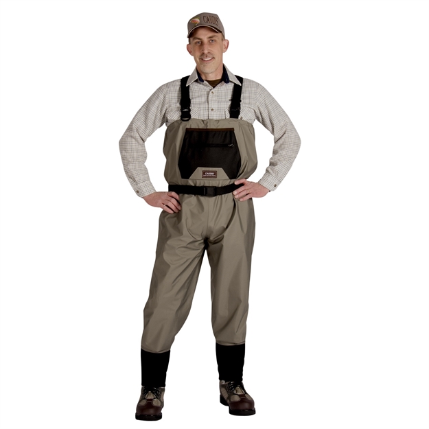 Picture of Caddis Men's Breathable Stockingfoot Waders - Xxl Stout Tan