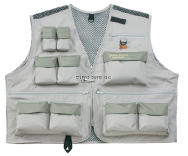 Picture of Caddis Men's Breathable Warm Weather Wader Vest; 2-Tone Taupe Ca7402wv-Xxxl
