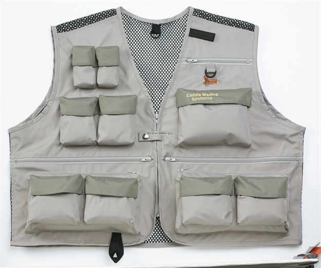 Picture of Caddis Men's Breathable Warm Weather Wader Vest; 2-Tone Taupe