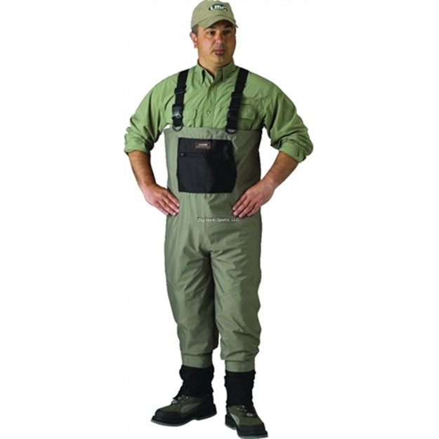 Picture of Caddis Promo Breathable Stockingfoot Chest Waders, Tan, Large