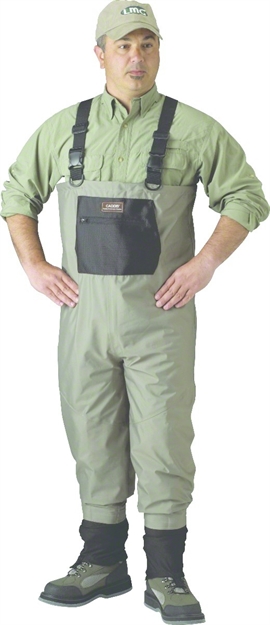 Picture of Caddis Promo Breathable Stockingfoot Chest Waders, Tan, X-Large