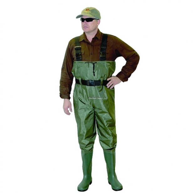 Picture of Caddis Pvc Chest Waders Ultra Lite Green Sz9