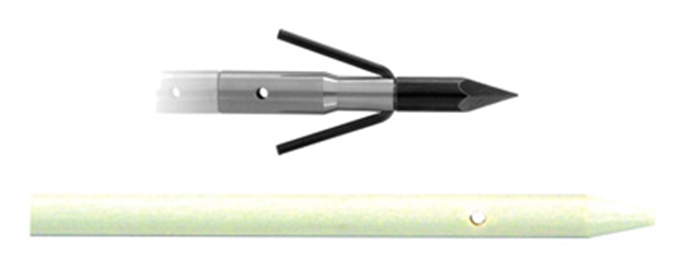 Picture of Cajun Bowfishing Bowfishing Fish Arrow White W/S-Slide Piranha Tip