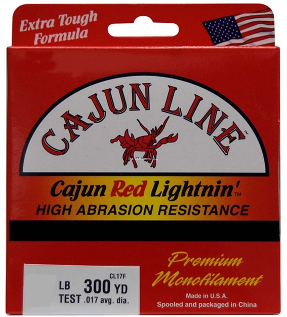 Picture of Cajun Bowfishing Red Lightnin Monofilament Line Filler 4Lb 300Yds