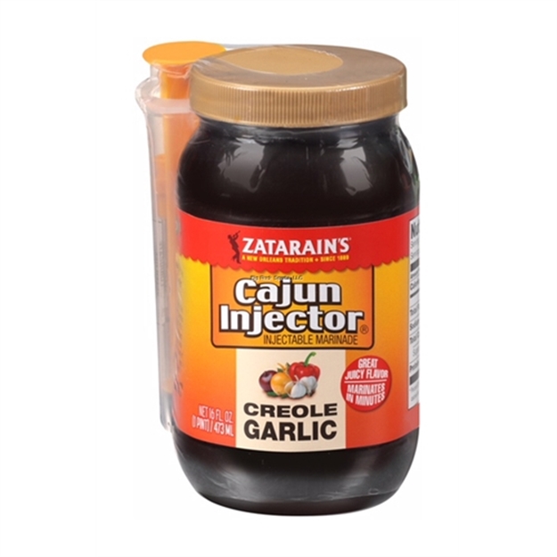 Picture of Cajun Injector Creole Garlic Injectable Marinade W/Injector, 16 FL OZ