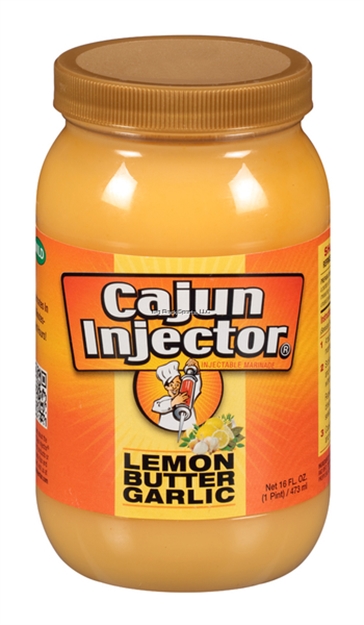 Picture of Cajun Injector Lemon Butter Garlic Injectable Marinade Refill, 16 FL OZ