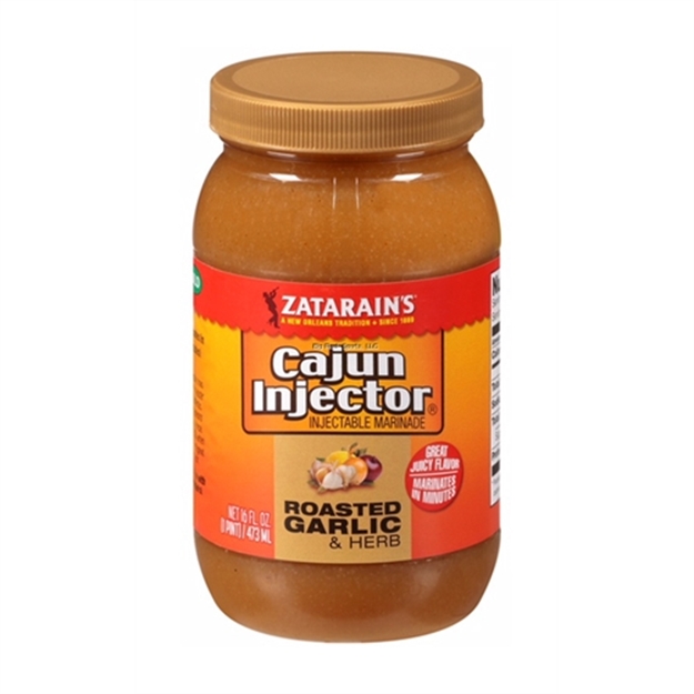 Picture of Cajun Injector Roasted Garlic & Herbs Injectable Marinade W/Injector, 16 FL OZ
