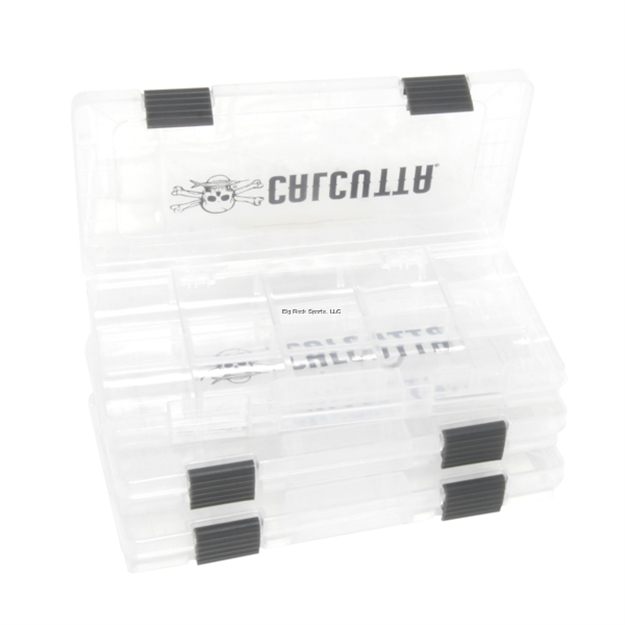 Picture of Calcutta 3/Pk 3500 Clear 2-Latch Tackle Tray