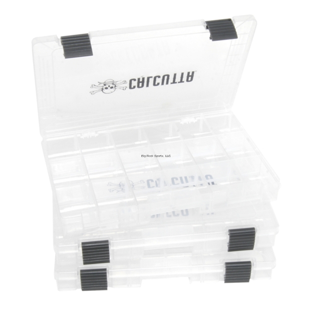 Picture of Calcutta 3/Pk 3600 Clear 2-Latch Tackle Tray