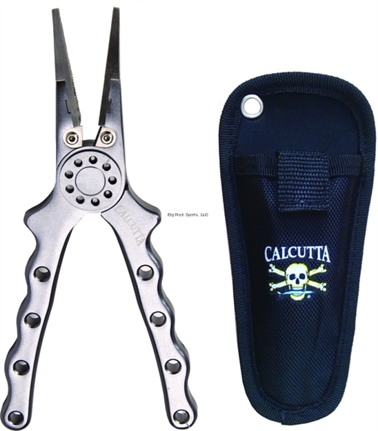 Picture of Calcutta Aluminum Pliers Straight Jaw W/Cutter 7" W/Sheath And Lanyard 10 PK NO Break Display