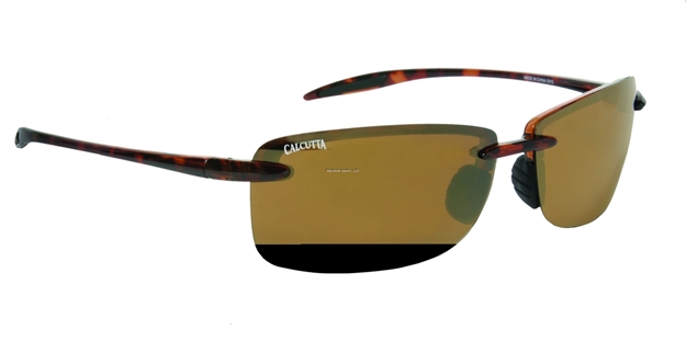 Picture of Calcutta Biscayne Sunglasses Tortoise Frame Brown Mirror Sunglasses