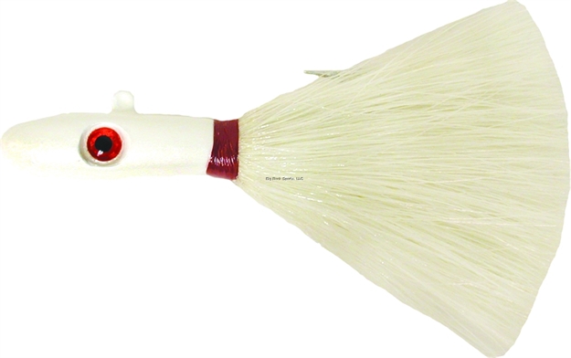 Picture of Calcutta Bullet Jig, 4 Oz, 8/0 Hook, White Glow, 1/Pack
