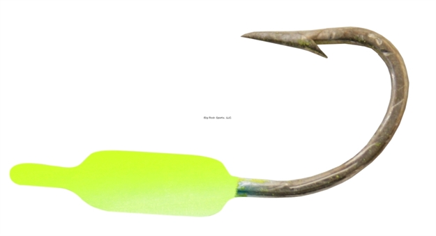 Picture of Calcutta Crusher Jighead, 1/32 Oz, SZ 4 J-Hook, Green/Chartreuse, 5/Pack