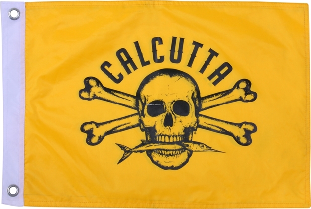 Picture of Calcutta Flag 12"X18" Gold W/Black Logo