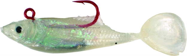 Picture of Calcutta Flashfoil Shad, 2", 1/8 Oz, Pearl Ice, 7/Pack