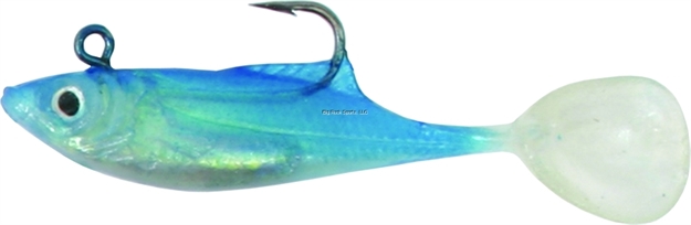 Picture of Calcutta Flashfoil Shad, 2", 1/8 Oz, Pearl With Blue Back, 7/Pack