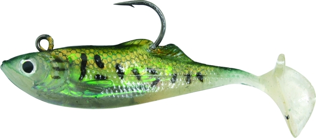 Picture of Calcutta Flashfoil Shad, 3", 1/2 Oz, Baby Bass, 6/Pack