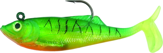 Picture of Calcutta Flashfoil Shad, 3", 1/2 Oz, Firetiger, 6/Pack