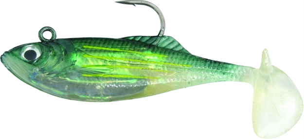 Picture of Calcutta Flashfoil Shad, 3", 1/2 Oz, Pin Fish, 6/Pack