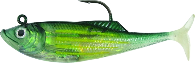 Picture of Calcutta Flashfoil Shad, 4", 7/8 Oz, Pin Fish, 5/Pack