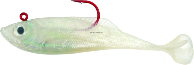 Picture of Calcutta Flashfoil Shad, 5", 1 3/8 Oz, Pearl Ice, 4/Pack