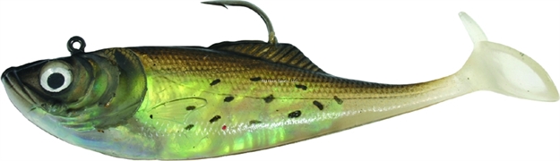 Picture of Calcutta Flashfoil Shad, 6", 2 1/4 Oz, Golden Bunker, 4/Pack