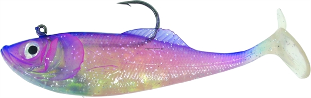Picture of Calcutta Flashfoil Shad, 6", 2 1/4 Oz, Purple Haze, 4/Pack