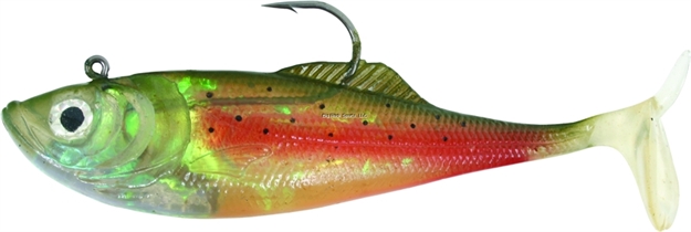 Picture of Calcutta Flashfoil Shad, 6", 2 1/4 Oz, Rainbow Trout, 4/Pack