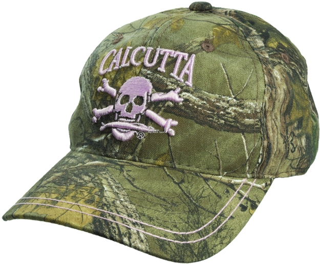 Picture of Calcutta Ladies Cap Camo Pink Logo Adj Closure