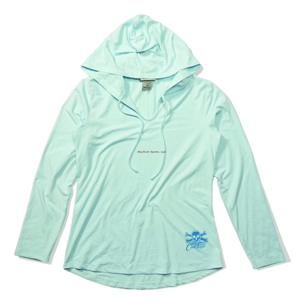 Picture of Calcutta Ladies Lightweight Hooded Pullover Ice Blue XL