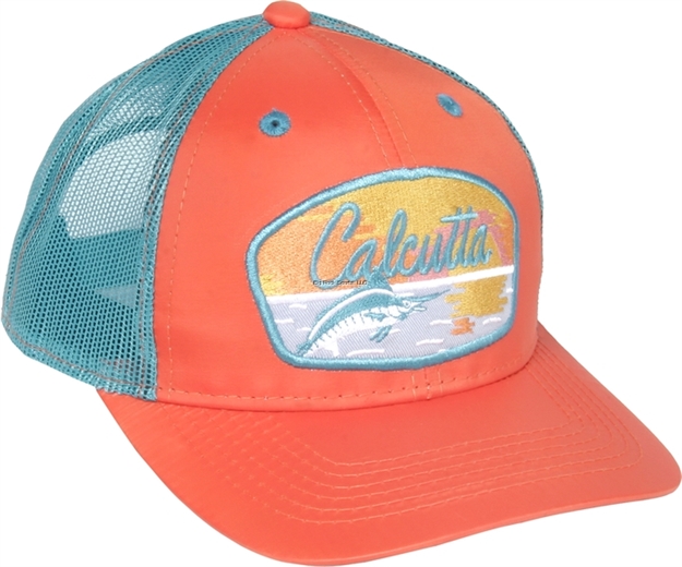 Picture of Calcutta Marlin Sunset Cap, Patch Front, Mesh Back, Adjustable Closure