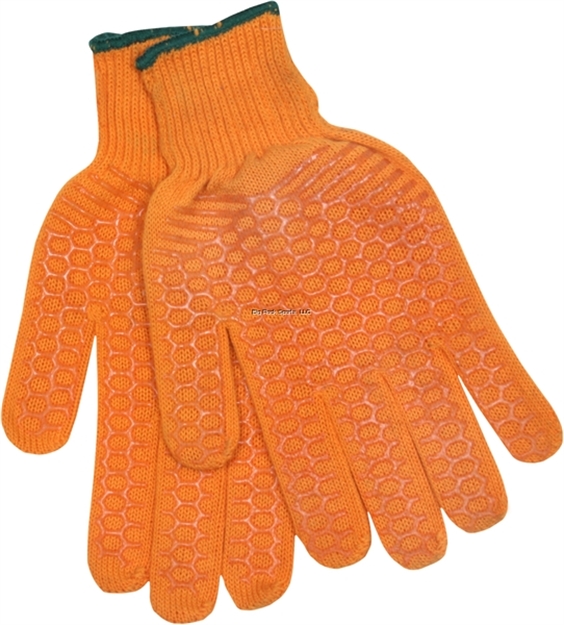 Picture of Calcutta Men's Orange String Knit Gloves