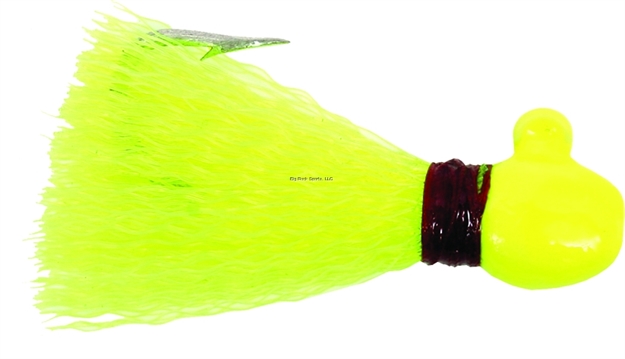 Picture of Calcutta Nylon Pompano Jig, 1/4 Oz, Chartreuse Tail