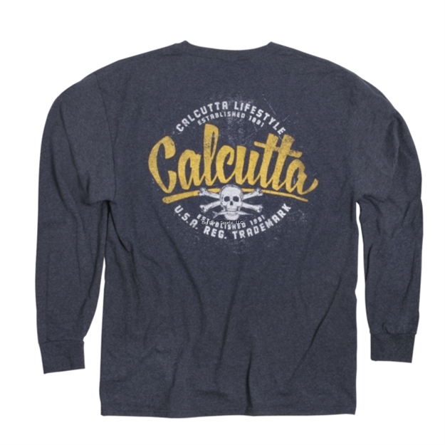 Picture of Calcutta Old Skool, Long Sleeve T-Shirt, Vintage Navy Medium